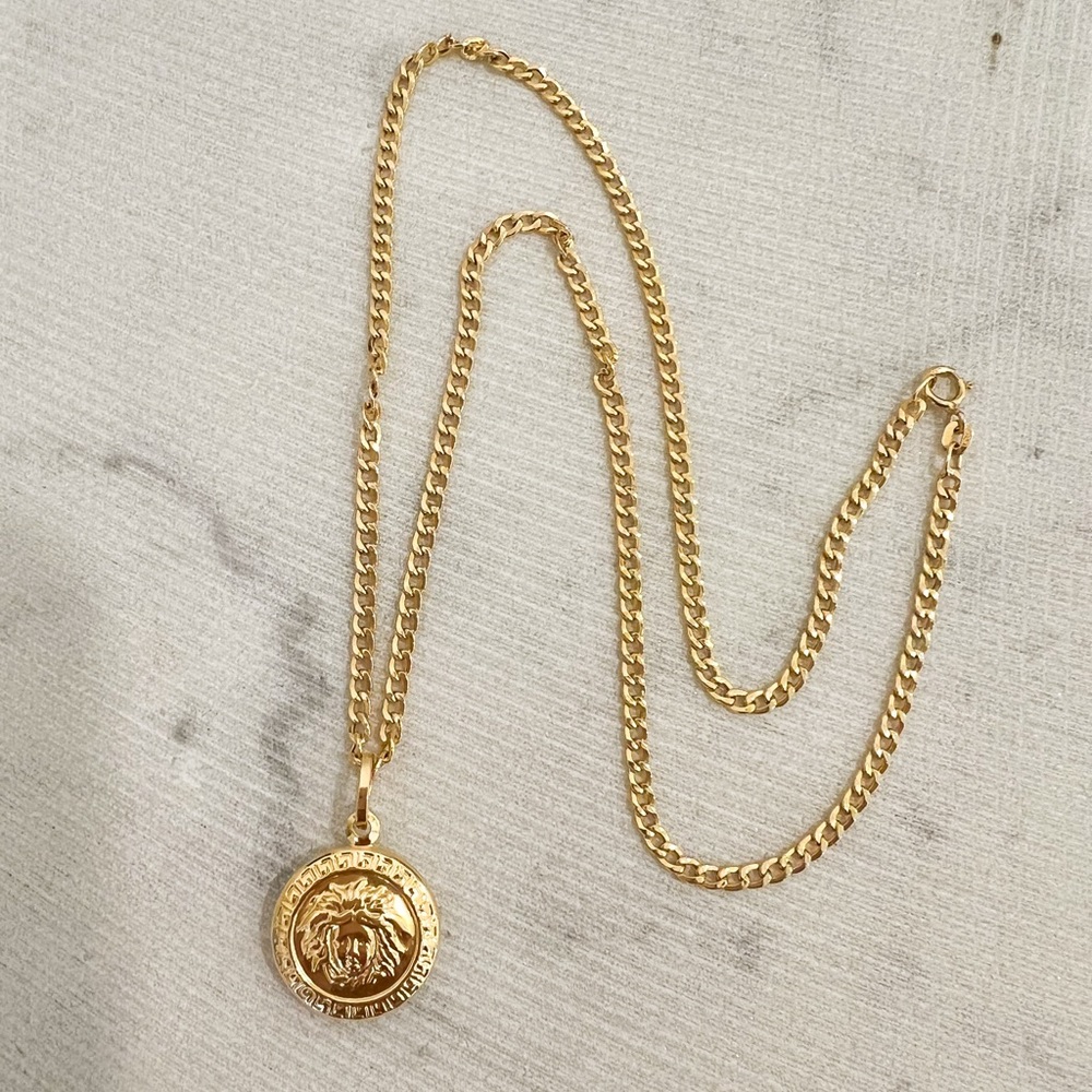 Medusa Cuban Link Necklace